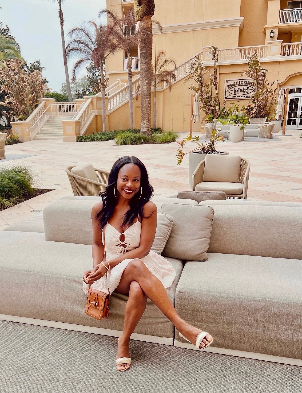 Softness in the Sun (Short Midi Dress)