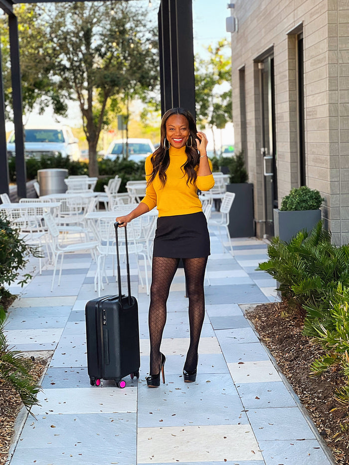 Travel In Style Little Black Skirt