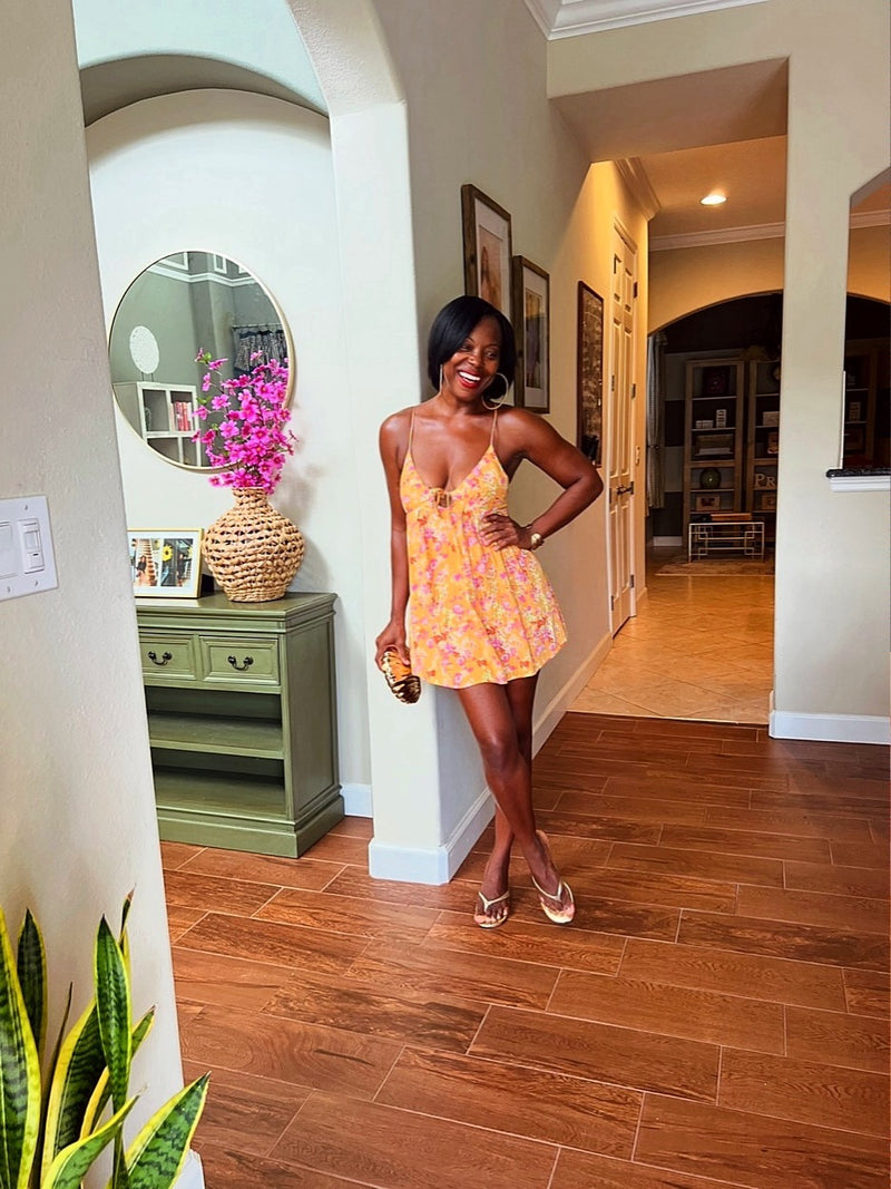 Care Free Short Midi Dress