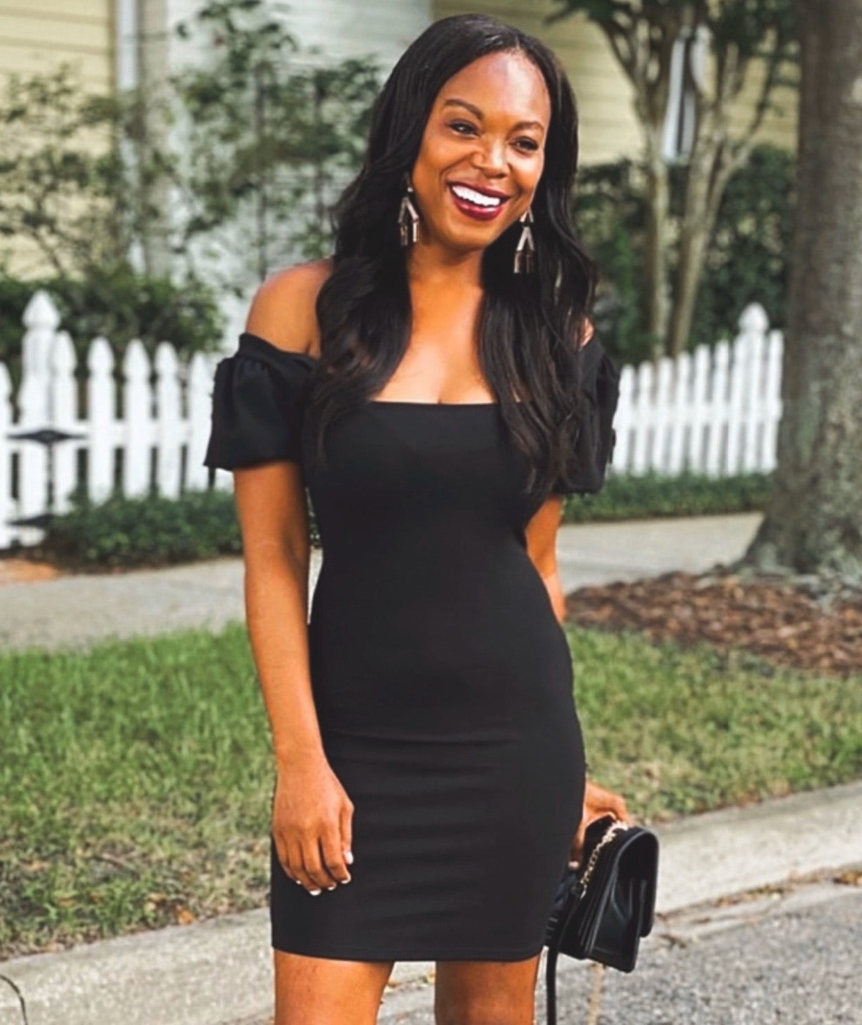 Mickaa Off The Shoulders LBD